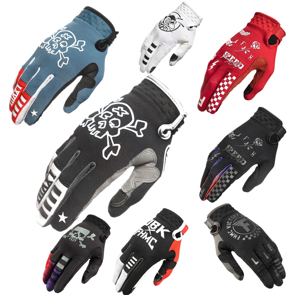 Cycling Glove Padded - Sarung Tangan FH MX Layar Sentuh