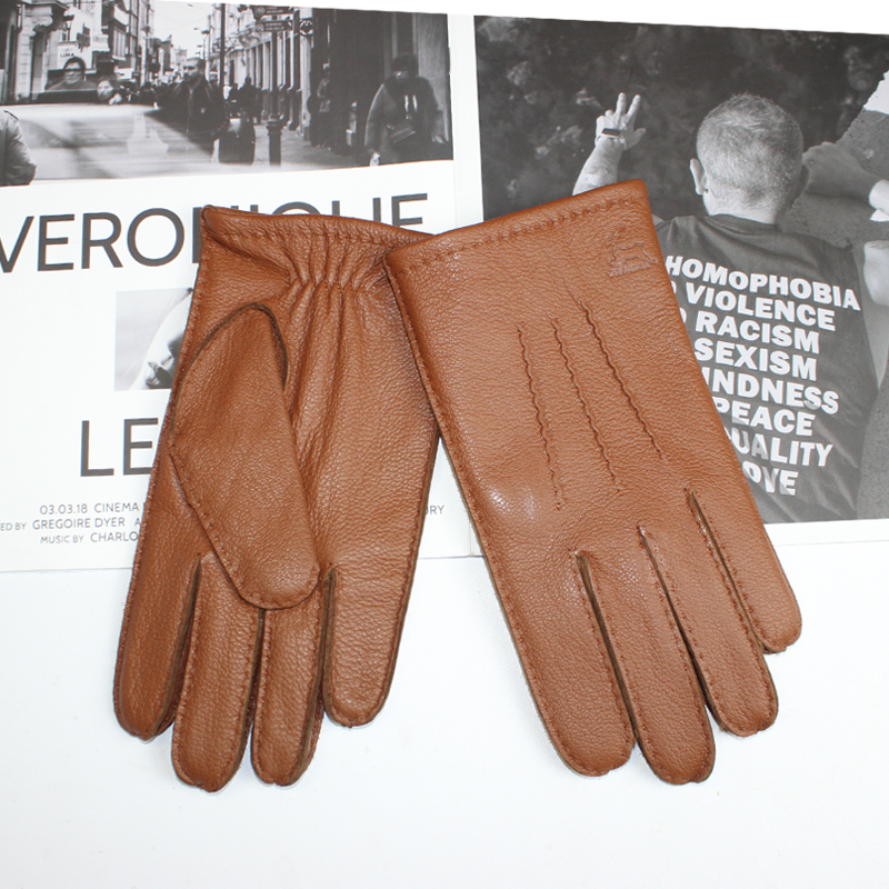 Leather Driving Glove - Sarung Tangan Kulit Rusa Pria Berkualitas