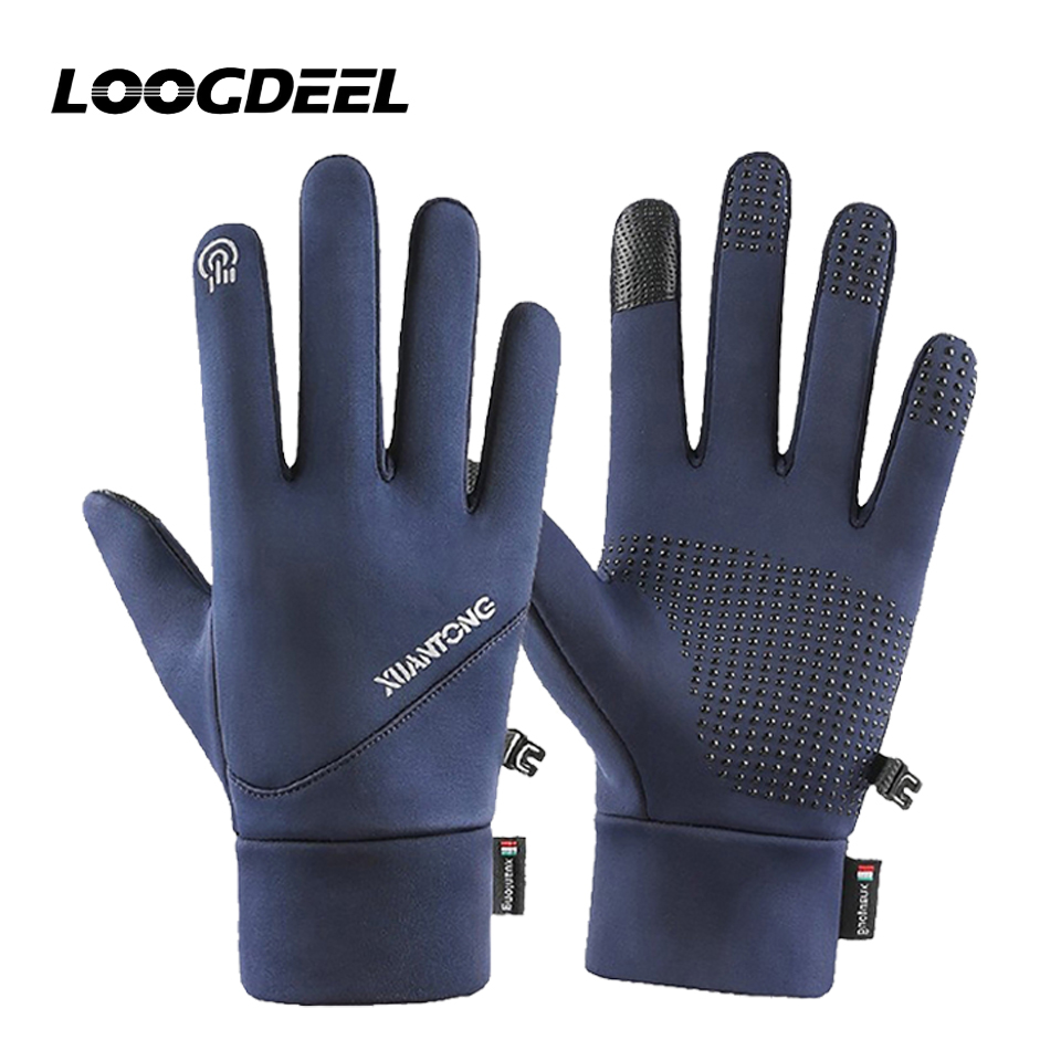 Ski Glove Waterproof - LOOGDEEL Sarung Tangan Lari Ski Anti