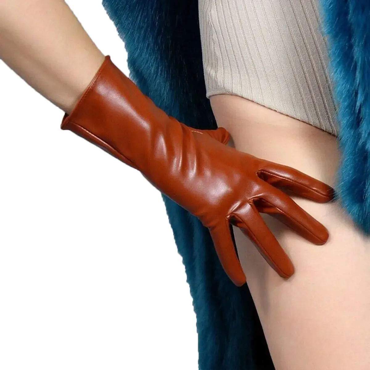 Leather Driving Glove - Sarung Tangan Wanita 28cm dari Kulit