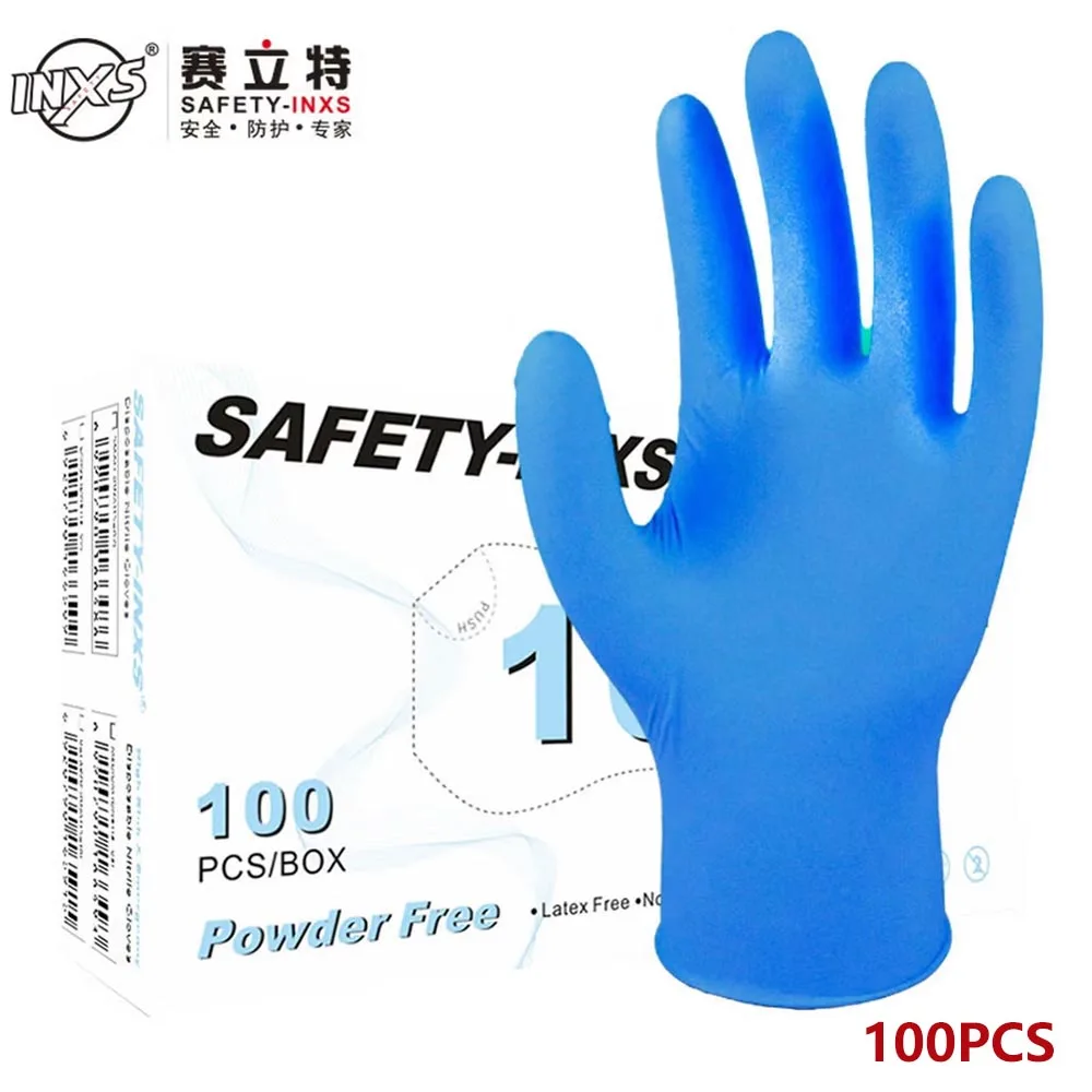 Exam Glove Nitrile - 100 PCS Sarung Tangan Pemeriksaan Nitril