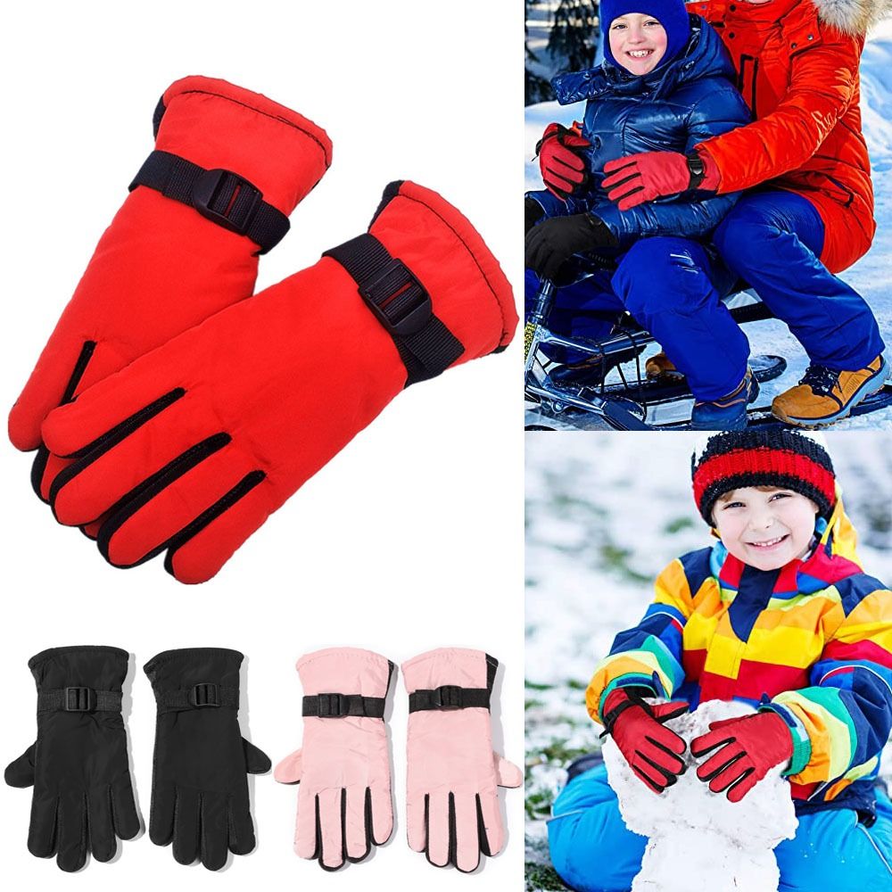 Ski Glove Waterproof - Sarung tangan Ski hangat untuk anak