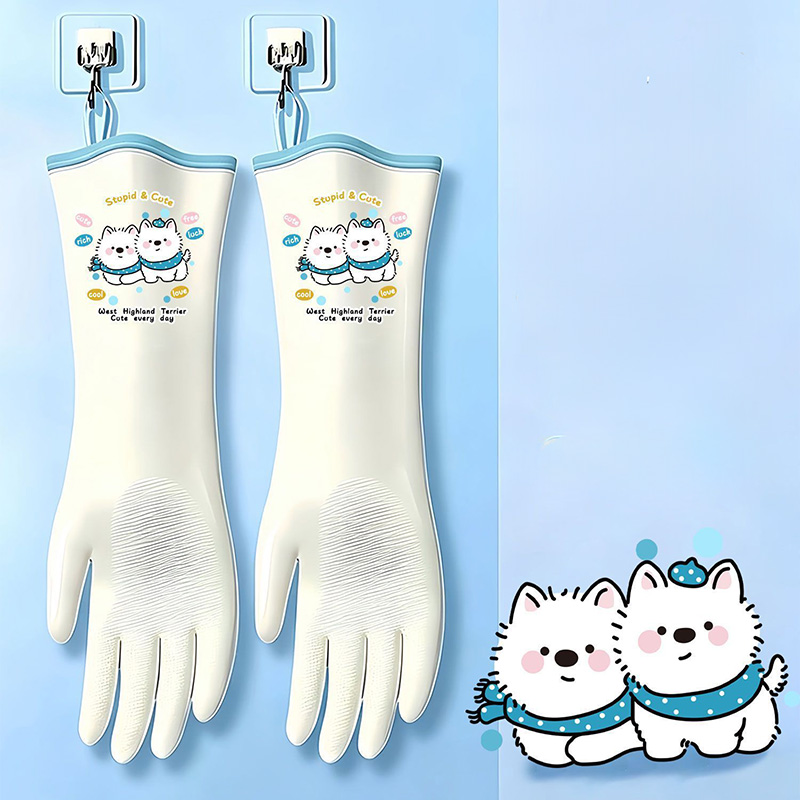Dish Glove Rubber - Sarung Tangan Cuci Piring Nitril Tebal