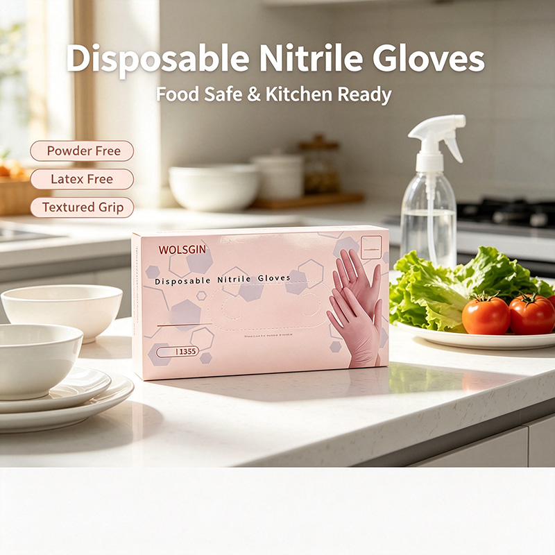 Rubber Glove Cleaning - 20/50/100/200 Sarung Tangan Nitril Sekali Pakai