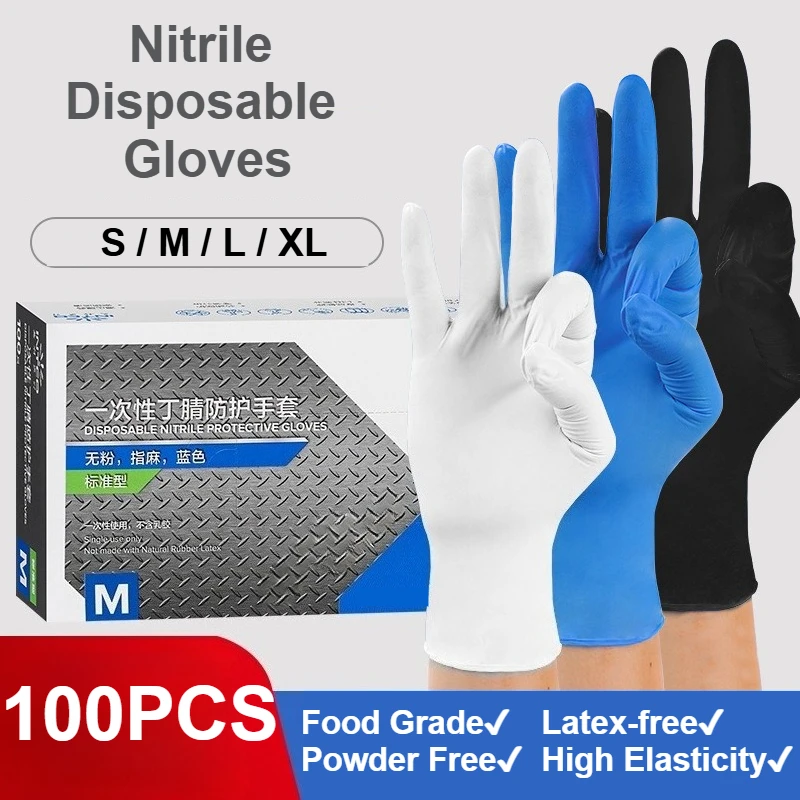 100 Buah Sarung Tangan Sekali  - Exam Glove Nitrile ulasan dan harga