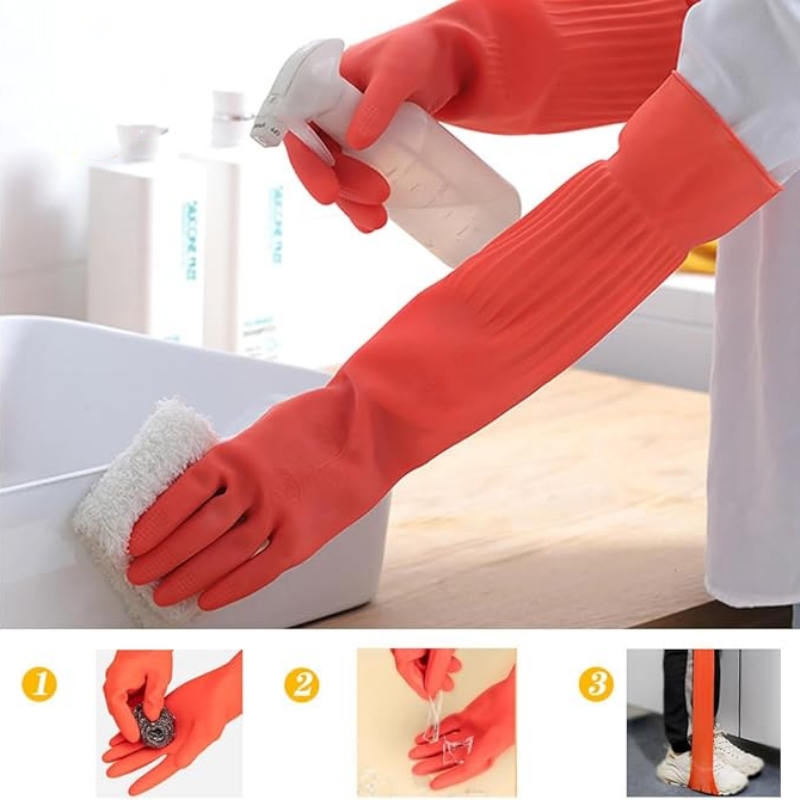 Sarung Tangan Pembersih Karet  - Rubber Glove Cleaning ulasan dan harga