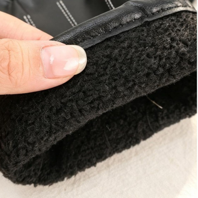 Sarung Tangan Kulit PU Termal  - Leather Driving Glove ulasan dan harga